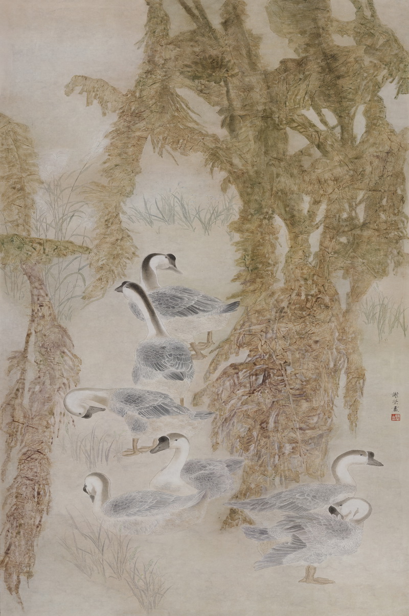 题目：悠然。谢莹-186X91 (2)a.jpg